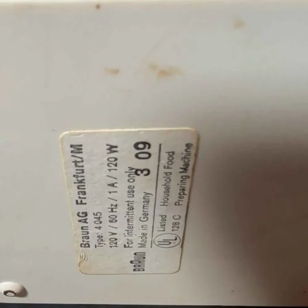 Vintage Braun Type 4045 Coffee Grinder